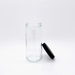 <span class=keywords><strong>Paragon</strong></span> Nhà Máy 8Oz Dưa Rõ Ràng Gia Vị Mật Ong Container Thủy Tinh Thực Phẩm Lưu Trữ Jar 240Ml Vòng Lọ Thủy Tinh Mứt - Product Image 1