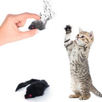 Jouet interactif pour chat, souris en peluche, gros rat, pierre de sable, simulation de son, souris pour chat, jouet pour attraper les souris