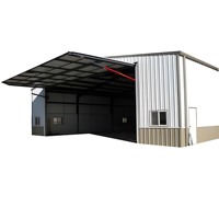 Hangar/Garaje Moderno de Acero Resistente para Almacenes y Garajes - Estructura de Alta Resistencia Q355B para Refugio de Vehículos Pesados y Aeronaves