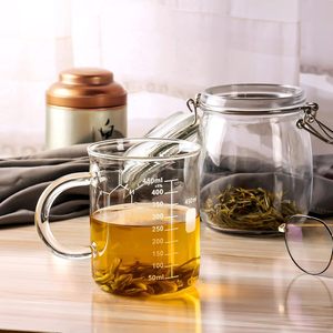 Tazza dosatrice graduata in vetro borosilicato con manico per caffè e altre bevande - Product Image 6