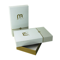 Boîte cadeau de luxe pour cosmétiques et bijoux, conception personnalisée, carton rigide, papier OEM, carrée, laminée mate, avec feuille métallisée, faite à la main, pliable