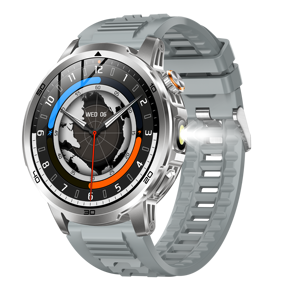 Reloj Inteligente AK95 con Linterna para Exteriores, 1000 mAh, Pantalla Grande HD de 1.85'', +100 Deportes, IP68, Llamadas Bluetooth, Brújula, SOS - Product Image 2