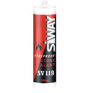 SV119 Mastic élastomère monocomposant ignifuge à durcissement neutre, mastic silicone coupe-feu pour l'étanchéité des joints, des tuyaux ou des câbles - Product Image 3