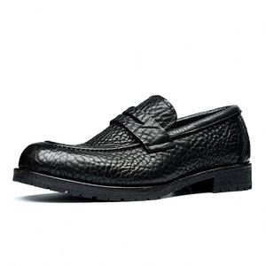 Zapatos de Hombre de Cuero Genuino de Alta Calidad, Modernos, Transpirables, Impermeables, con Amortiguación, Estilo Oxford, para Oficina, Carrera, Sin Cordones, Otoño - Product Image 5