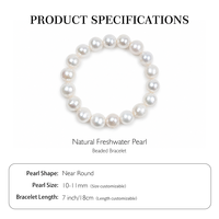 Set Perhiasan Mutiara, Kalung dan Gelang Mutiara Air Tawar Alami Bentuk Bulat, dengan Anting Mutiara Model Bread Pearl, Hadiah Stylish untuknya