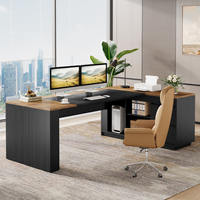 Bureaux de bureau avec tiroirs, table de bureau, mobilier de bureau, bureaux de bureau avec armoire et étagères de rangement