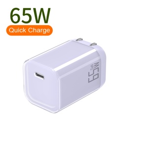 Chargeur rapide GaN PD 65W multicolore 2026, design pliable, prises USJP Type-C, charge rapide durable pour appareils mobiles - Product Image 6