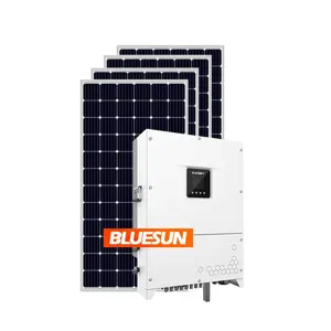 Bluesun التجارية نظام لوحات شمسية المنزل 100kw 200kw 500kw الألواح الشمسية 100kw النظام الشمسي