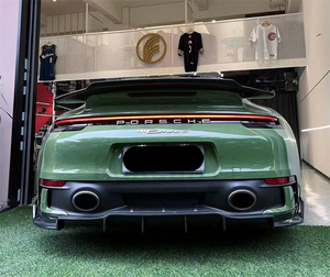 Kit de carrocería de faldón lateral de difusor delantero y trasero de fibra de carbono para Porsche 911 992 Turbo <span class=keywords><strong>S</strong></span> kit de carrocería - Product Image 6