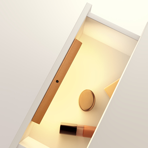 Aplique de pared de luz de armario de inducción de reflexión infrarroja de madera magnética alimentado por batería recargable USB LED - Product Image 4
