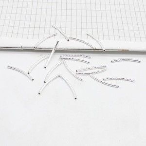 18K Gold And Silver Iron Tapered <b>Tube</b> For Necklace Making DIY Jewelry Component Bend <b>Tube</b> S <b>Tube</b> Jewelry <b>Finding</b> - Product Image 3