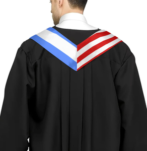 定制设计柬埔寨国旗男女通用毕业腰带丝带高品质聚酯材质欢迎礼物批发 - Product Image 5