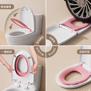 Couverture de toilette mère et enfant ménage universel épaissi bidet couverture vieux anneau de toilette plaque de toilette couverture coussin accessoires - Product Image 4