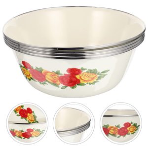 Senny Großhandel Lagerung Emaille Schüssel Set Emaille Schalen für Haustier Emaille Schalen - Product Image 3
