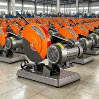Machine de découpe industrielle automatique 220V/380V pour métal et béton avec meuleuse en aluminium et acier inoxydable