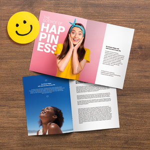 Brochure, <span class=keywords><strong>magazine</strong></span>, livret imprimé personnalisé avec logo, en carton A4, avec estampage à chaud - Product Image 4