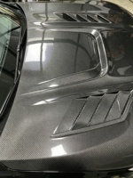 Capot de ventilation en fibre de carbone sèche style OEM 1:1 pour BMW X3M F97 X4M F98, capot de refroidissement de course, remplacement direct à visser, tuning