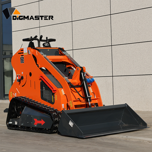 Digger Master EPA Certified <span class=keywords><strong>Mini</strong></span> Skid Steer <span class=keywords><strong>Loader</strong></span> 2-Silinder Bensin Crawler Tracks Kapasitas Bucket 0.15m Pengiriman Gratis - Product Image 4