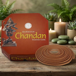 Encens en spirale de bois de santal 100% naturel fait main Aroma, parfum longue durée pour la relaxation à domicile et la méditation - Product Image 1