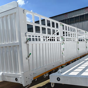 Productos personalizables, <span class=keywords><strong>tres</strong></span> <span class=keywords><strong>ejes</strong></span>, cuatro <span class=keywords><strong>ejes</strong></span>, cinco <span class=keywords><strong>ejes</strong></span>, camión de transporte de ganado, remolque, semirremolque de valla usado a la venta - Product Image 5