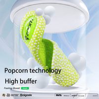 Semelles rehaussantes invisibles Zoom Sports Shoes Popcorn Boosting pour absorption des chocs, pour hommes et femmes, semelles intérieures montantes pour augmenter la taille