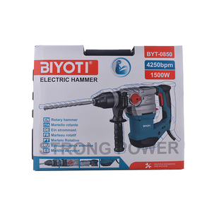 מקדחת רוטציה חשמלית BIYOTI 220V Sds Max 32 מ\\\"מ, פטיש הריסה חשמלי, מקדחת בטון, מכונת קידוח - Product Image 4