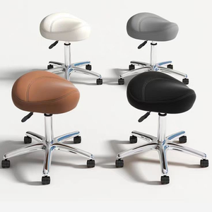 Chaise de beauté pour salon de coiffure, chaise de coiffeur avec poulie rotative et réglable en hauteur, chaise de coiffage. - Product Image 1
