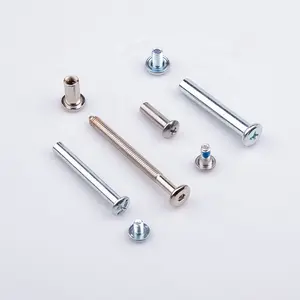 Taily Factory Price Steel Chicago Post Screw 10/24 Male Female Chicago Screw For Roller Skates