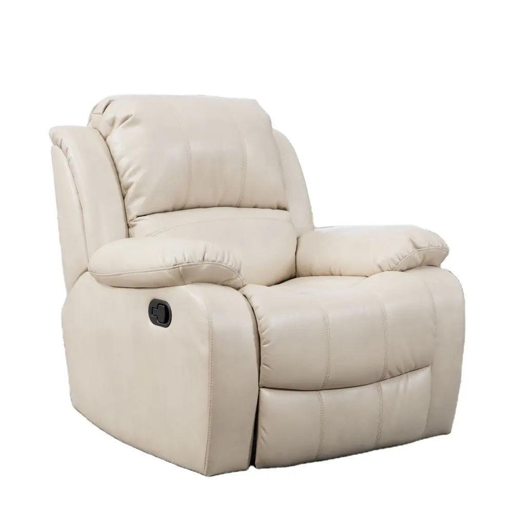 Manual de salón de belleza de la silla reclinable con otomano personalizado silla reclinable única silla reclinable