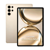 Nouvelle tablette KINGZONE S26 Ultra Max 10,1 pouces 16 Go 1 To 10000 mAh Android 15 4G 5G WiFi avec clavier, souris et étui – Ensemble complet