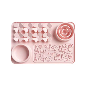 Food Grade Silicone Dog Bowl Slow Feeder <b>Mat</b> Pets Licking Pad for Dogs & <b>Cats</b> Premium Pet Lick <b>Mat</b> - Product Image 5
