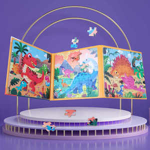 Luckyoo - Libro de Rompecabezas Magnéticos de Aprendizaje Temprano para Niños de 3, 4, 5 y 6 Años, Nuevo Diseño de Animales, Rompecabezas de Papel - Product Image 4
