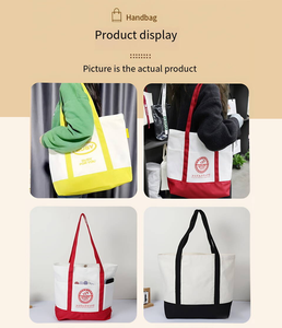 IDEA DE REGALO: Bolsa de Tela de Poliéster Vintage con Logotipo Personalizado, Económica, Ligera y Reutilizable para Compras - Product Image 6