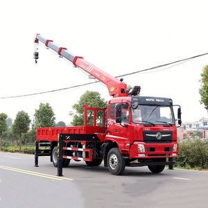 Camion grue à cabine double 4x2 Dongfeng D3V équipé d'une grue à flèche droite Sany 10T pour l'ingénierie municipale et l'entretien routier - Product Image 6