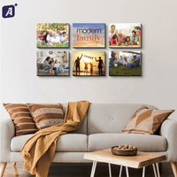 Cadre photo collage Mixtiles, tuiles en mousse photo, décoration intérieure, cadres photo 8x10''