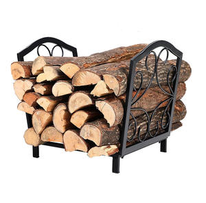 Stile moderno in acciaio legna da ardere portaoggetti impermeabile in ferro metallo porta tronchi <span class=keywords><strong>per</strong></span> camini e accessori - Product Image 3