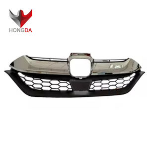 Rejilla delantera cromada de coche de alta calidad para 2017 2018 2019 Honda CRV Delexe rejilla superior del parachoques delantero OEM 71121-TLY-H01 - Product Image 3