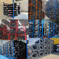 Étagère à palettes empilable pliable, installation facile, pour le stockage de matériaux et de marchandises en vrac dans les entrepôts