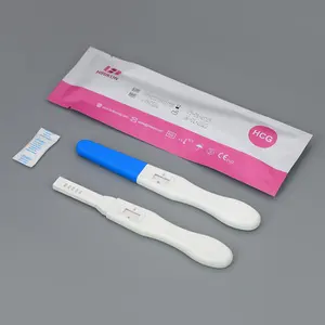 तेजी से परीक्षण 5 मिनट एक गर्भावस्था परीक्षण ऑनलाइन डिस्पोजेबल एचसीग गर्भावस्था परीक्षण पट्टी किट