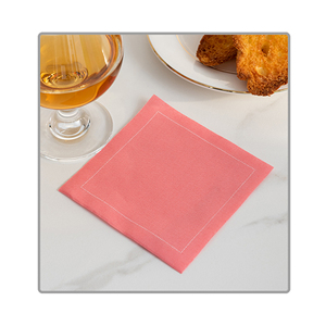 Hotel Airline Tela de algodón Servilletas de tela Servilletas desechables Posavasos Lino Sensación y apariencia - Product Image 6