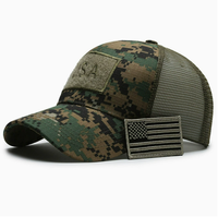 Autocollant personnalisé, étiquette détachable, autocollant magique, logo, camouflage tactique, casquette de baseball pour le camping d'été, sports de plein air, pêche, chasse