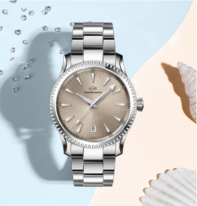 Reloj Mecánico Personalizado de Lujo para Hombre con Manecillas <span class=keywords><strong>Super</strong></span> Lumi-Nova de Acero Inoxidable 316L - Product Image 1