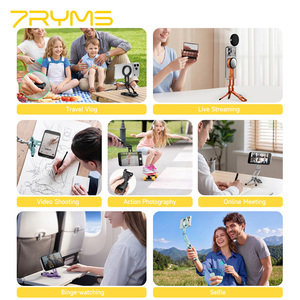 7RYMS 7RIG T2(Black) Waterproof Flexible Magnetic <b>Phone</b> Tripod with Wireless Remote Adjustable Height & Portable for Desk Use - Product Image 3