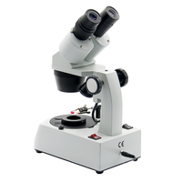 Fable Professional Gemological & Jewelry Student Binocular Microscope 20X-40X Magnification WF10/16mm