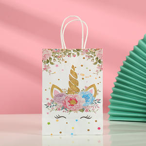 กระเป๋ากระดาษคราฟท์ลายเมอร์แมนรุ่นสุดสร้างสรรค์ขนาด21*15*8ซม. ถุงใส่อาหารขนมถุงของขวัญ - Product Image 3