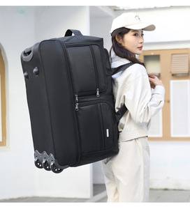 Bolsa de Viaje Oxford Ligera de Gran Capacidad con Ruedas, Maleta Grande con Ruedas, Equipaje Resistente, Portátil para Viajes Familiares - Product Image 5