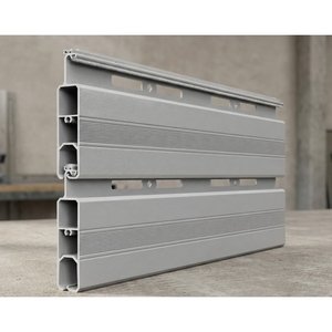 Volet roulant ventilé double face C888 absorbant les chocs en aluminium 6063-T5 gris - Product Image 1