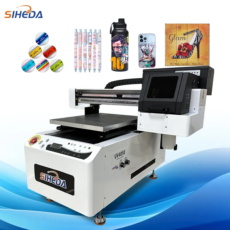 High quality printers printing machine uv printer 4050 for gifts pen bottle leather printing