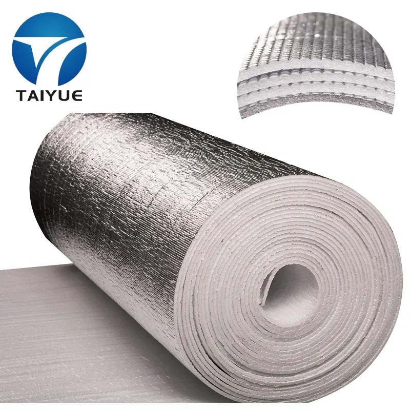 High density closed cell polyethylene aluminum foil epe foam heat insulation