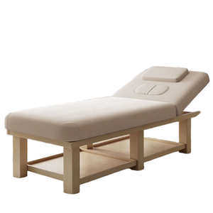 Precio de descuento Camas de masaje ajustables Mesa de cama de belleza de spa Mesas y camas de masaje Mesa de masaje de madera Agujero de gloria - Product Image 1